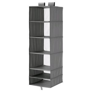 SKUBB Organizer with 6 compartments Folded Clothes dark gray 13 ¾x17 ¾x49